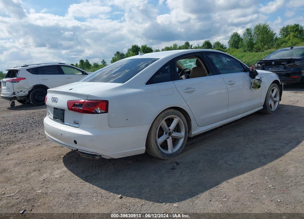2016 AUDI A6 3.0T PREMIUM PLUS VIN: WAUHGAFC7GN112021