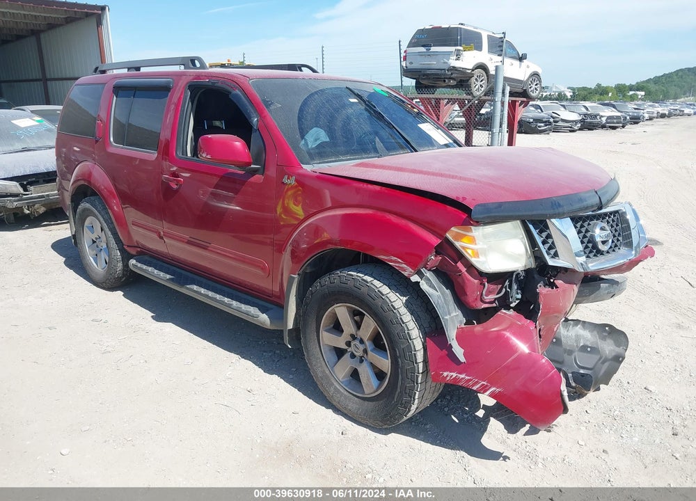 2012 NISSAN PATHFINDER SV VIN: 5N1AR1NB8CC620409