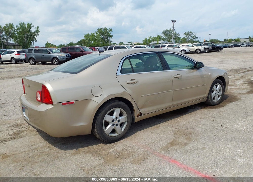 2008 CHEVROLET MALIBU LS VIN: 1G1ZG57B98F169930