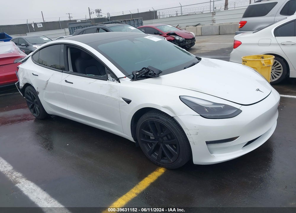 2022 TESLA MODEL 3 LONG RANGE DUAL MOTOR ALL-WHEEL DRIVE VIN: 5YJ3E1EB8NF167228
