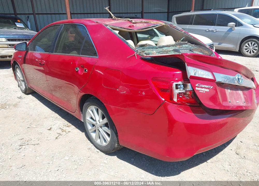 2013 TOYOTA CAMRY HYBRID XLE VIN: 4T1BD1FKXDU086245