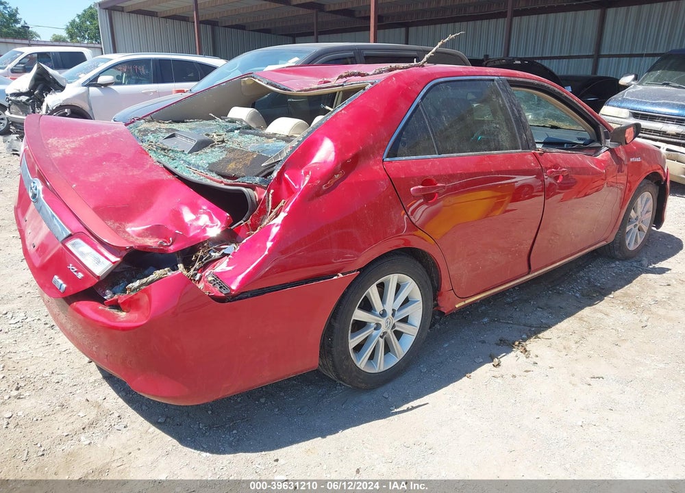 2013 TOYOTA CAMRY HYBRID XLE VIN: 4T1BD1FKXDU086245