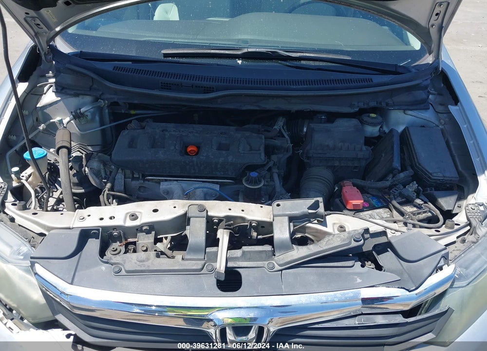 2012 HONDA CIVIC LX VIN: 19XFB2F52CE390503