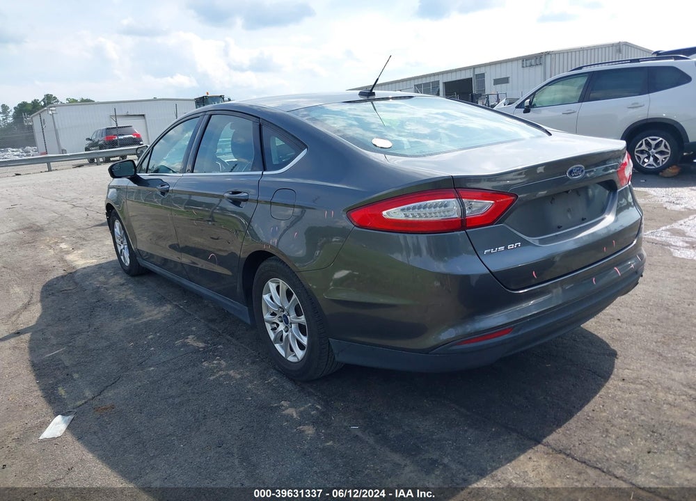 2016 FORD FUSION S VIN: 3FA6P0G74GR222243