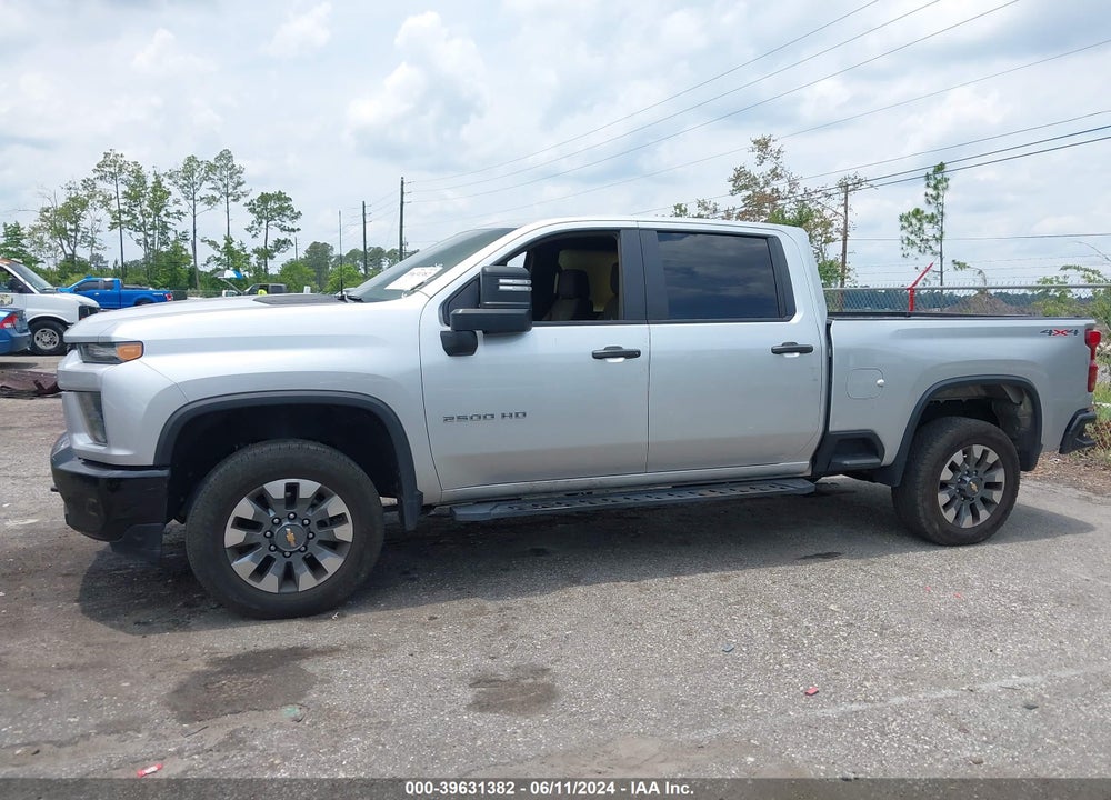 2022 CHEVROLET SILVERADO 2500HD 4WD STANDARD BED CUSTOM VIN: 1GC4YME76NF225812