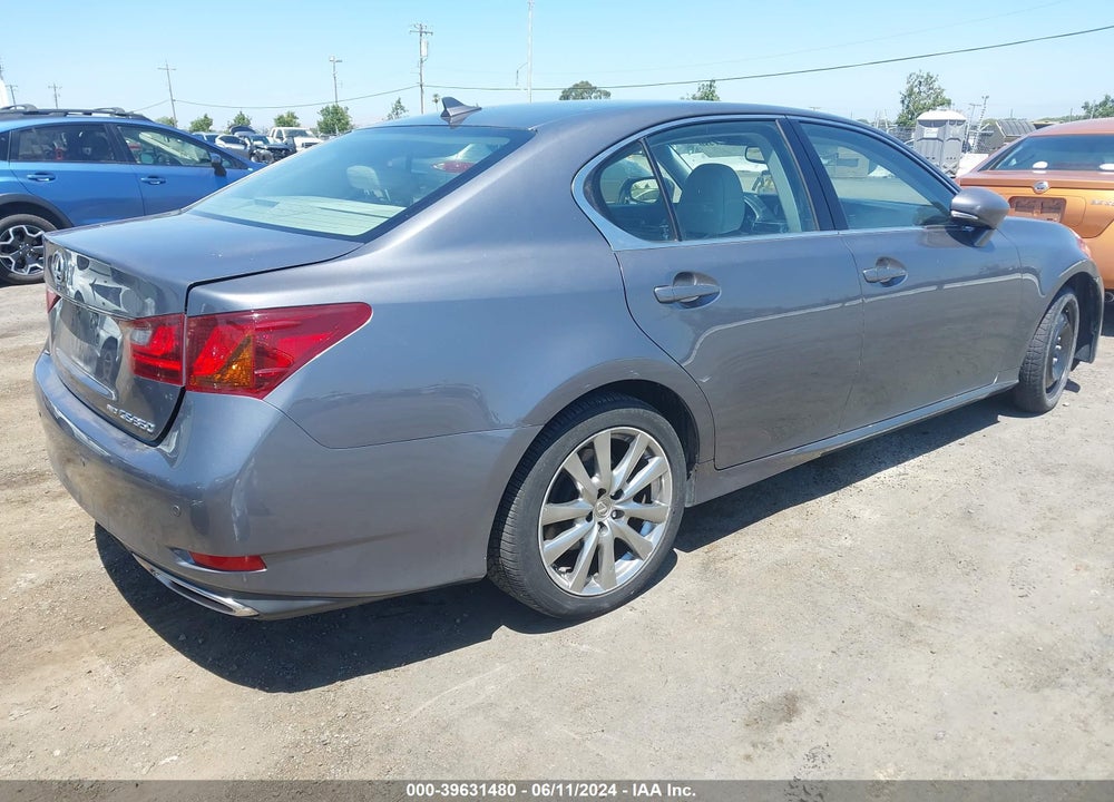 2013 LEXUS GS 350 VIN: JTHCE1BLXD5001160