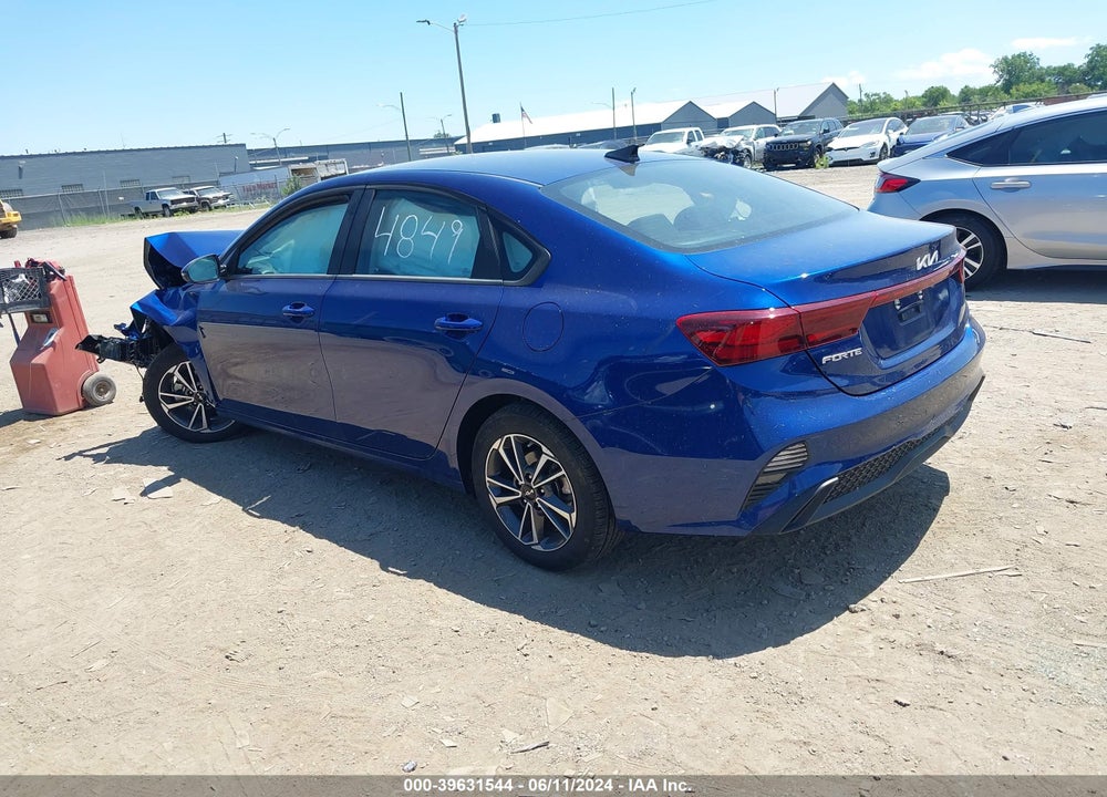 2022 KIA FORTE LXS VIN: 3KPF24AD8NE484849