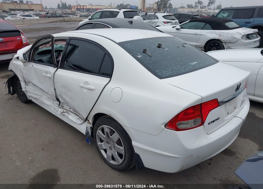 2011 HONDA CIVIC LX VIN: 2HGFA1F55BH503636