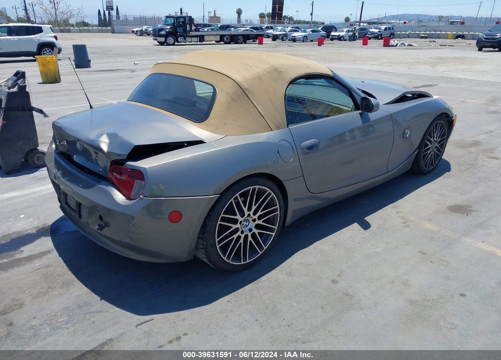2007 BMW Z4 3.0SI VIN: 4USBU53527LX02826