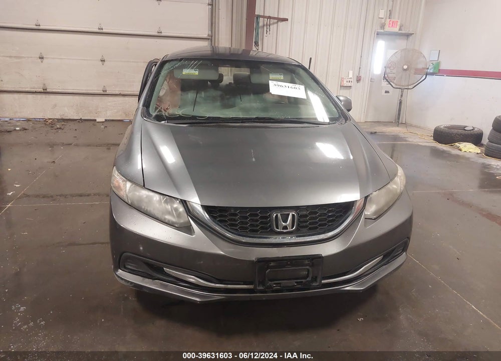 2013 HONDA CIVIC LX VIN: 19XFB2F57DE038048