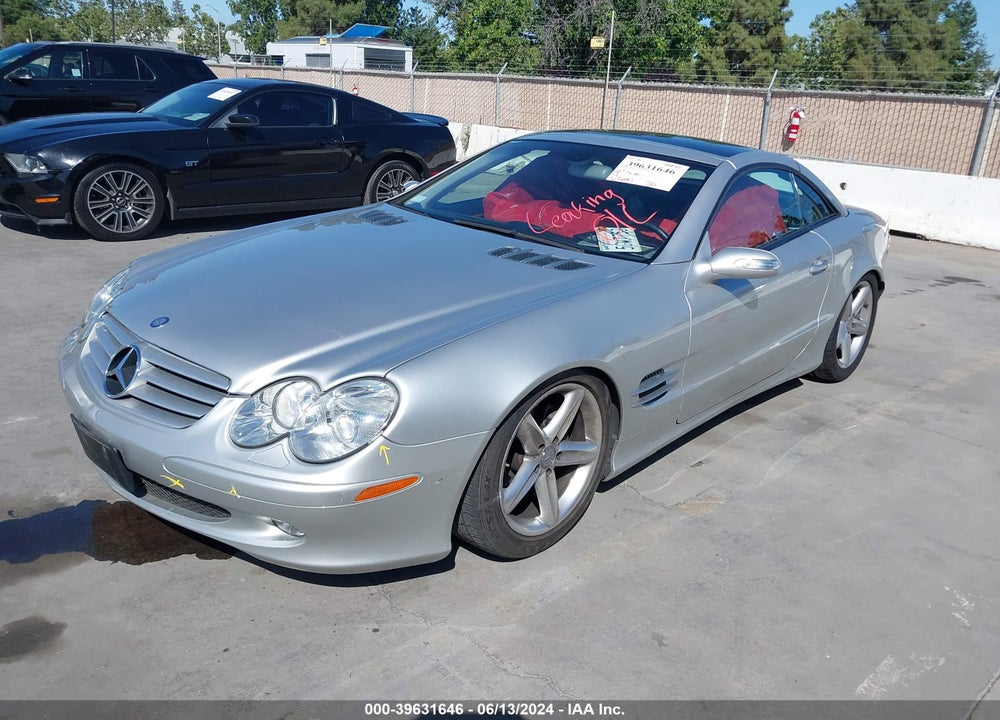 2004 MERCEDES-BENZ SL 500 VIN: WDBSK75F84F070193