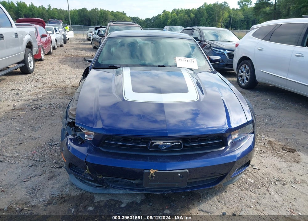 2011 FORD MUSTANG V6 PREMIUM VIN: 1ZVBP8AM3B5156766
