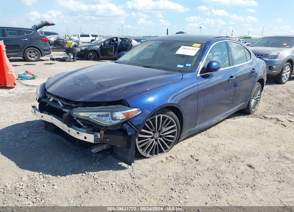 2017 ALFA ROMEO GIULIA TI RWD VIN: ZARFAECN9H7539589