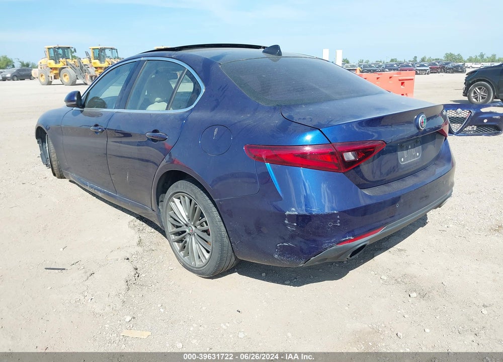 2017 ALFA ROMEO GIULIA TI RWD VIN: ZARFAECN9H7539589