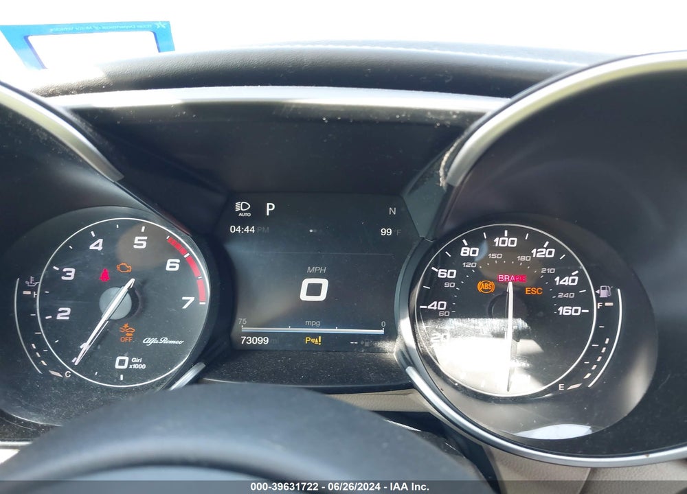 2017 ALFA ROMEO GIULIA TI RWD VIN: ZARFAECN9H7539589