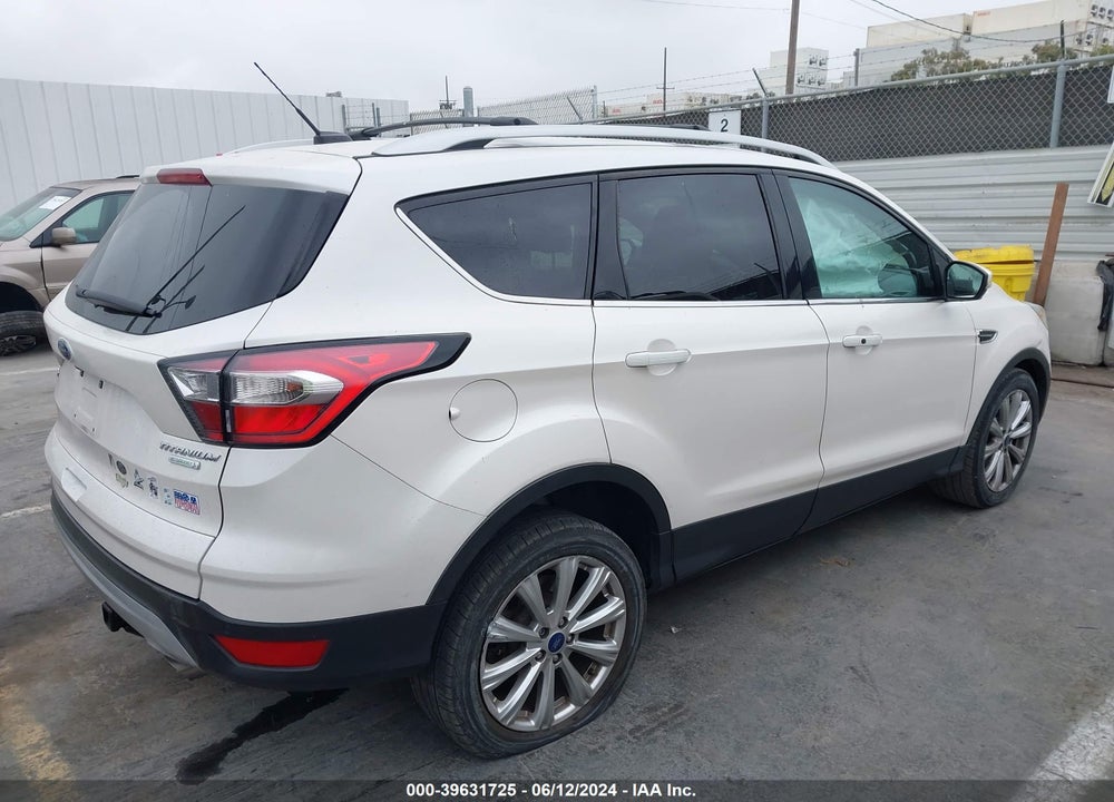 2017 FORD ESCAPE TITANIUM VIN: 1FMCU0J91HUD12553