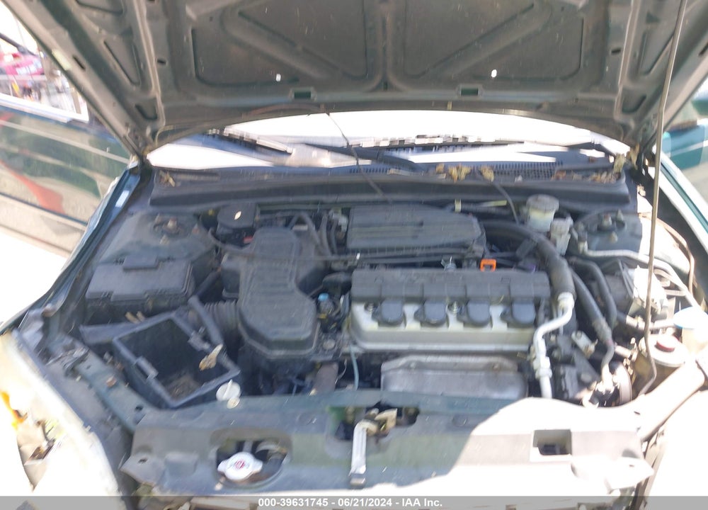 2002 HONDA CIVIC EX VIN: 2HGES25712H547554