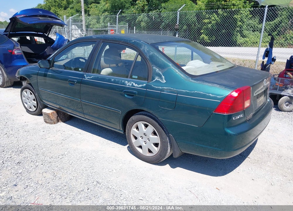 2002 HONDA CIVIC EX VIN: 2HGES25712H547554
