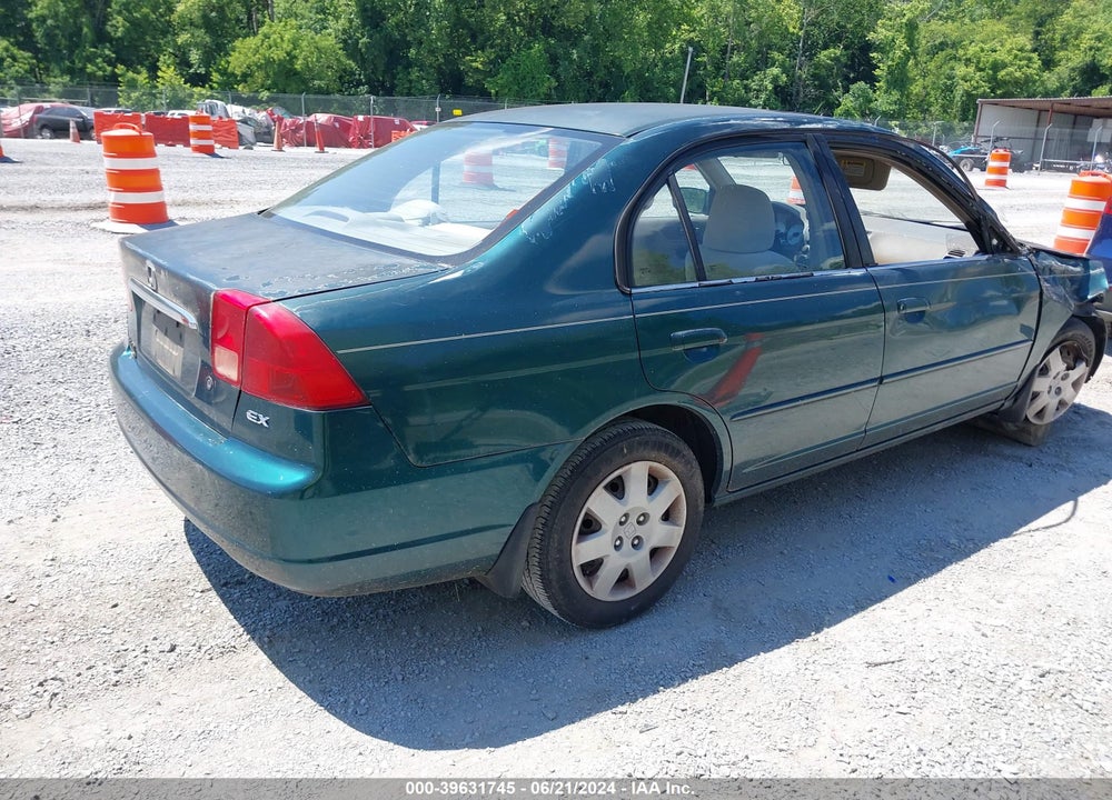 2002 HONDA CIVIC EX VIN: 2HGES25712H547554