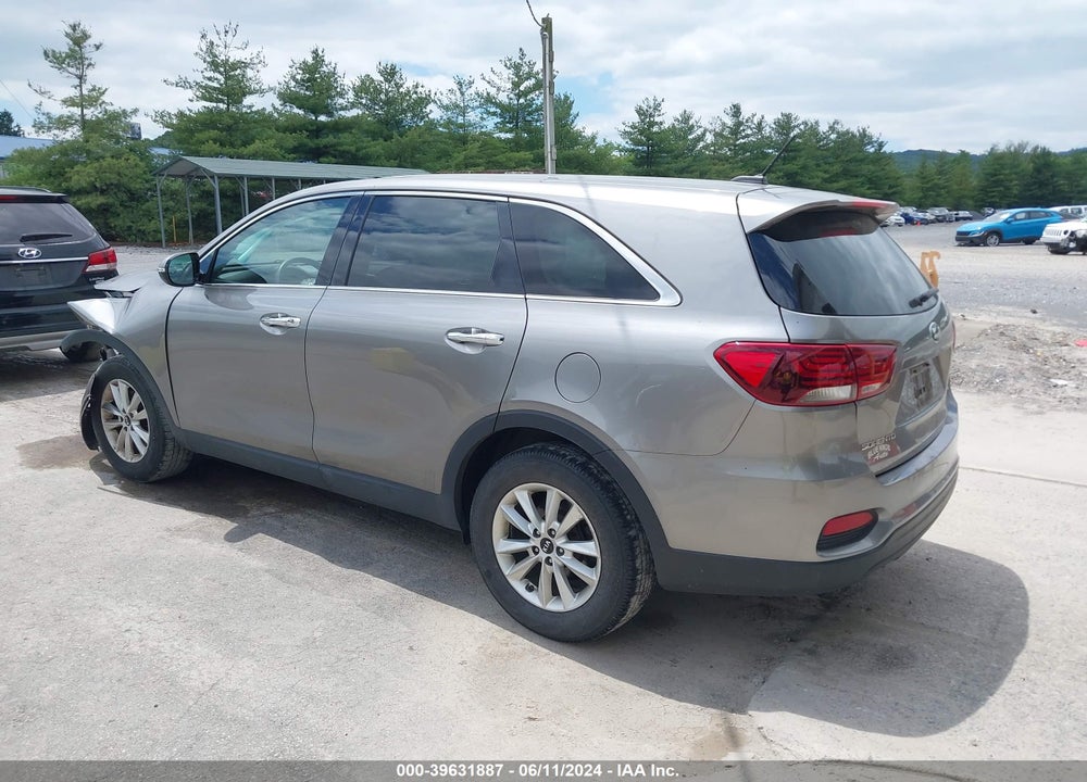 2019 KIA SORENTO 2.4L LX VIN: 5XYPG4A33KG509698
