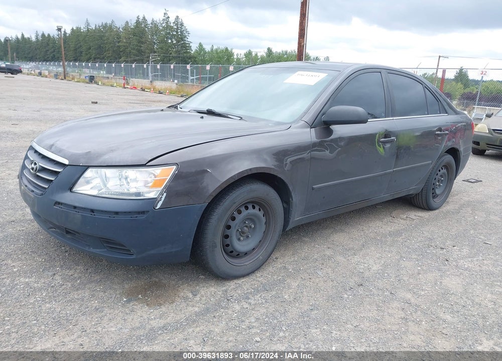 2009 HYUNDAI SONATA GLS VIN: 5NPET46C89H432941