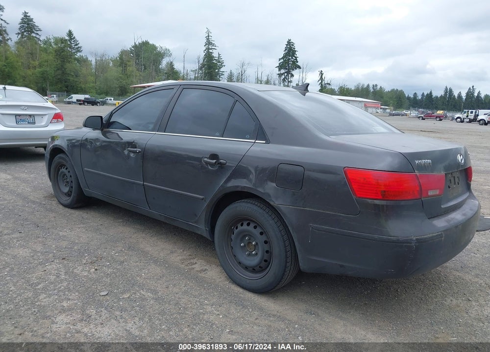 2009 HYUNDAI SONATA GLS VIN: 5NPET46C89H432941