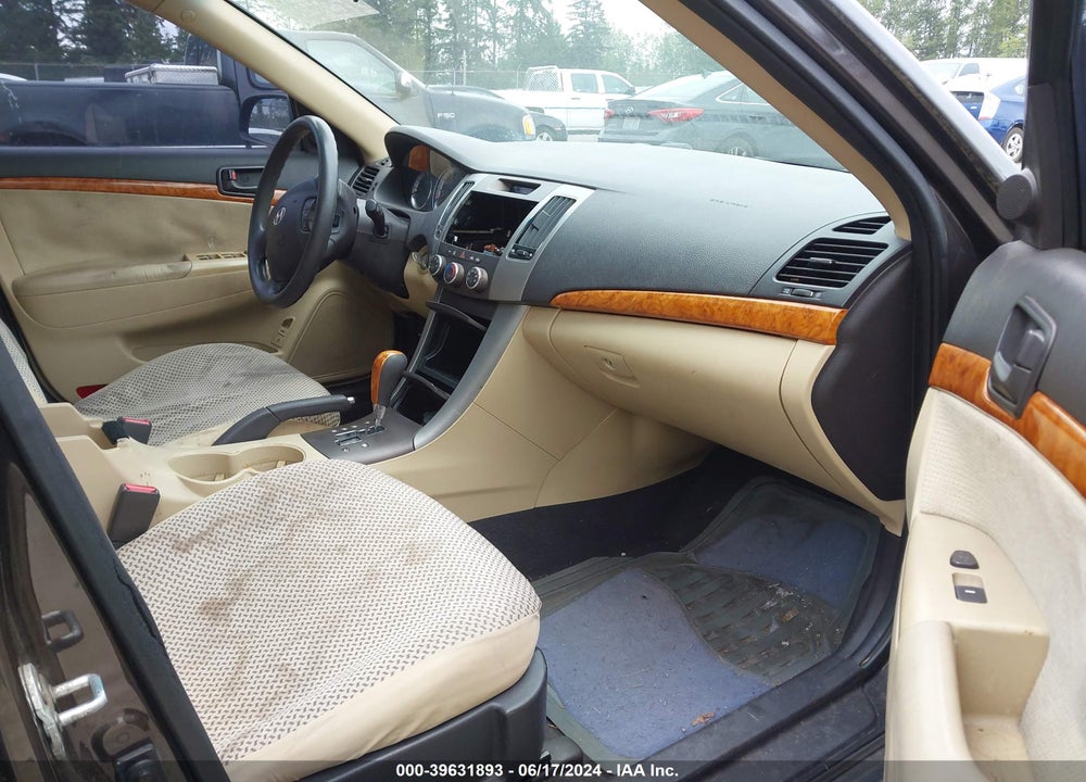 2009 HYUNDAI SONATA GLS VIN: 5NPET46C89H432941
