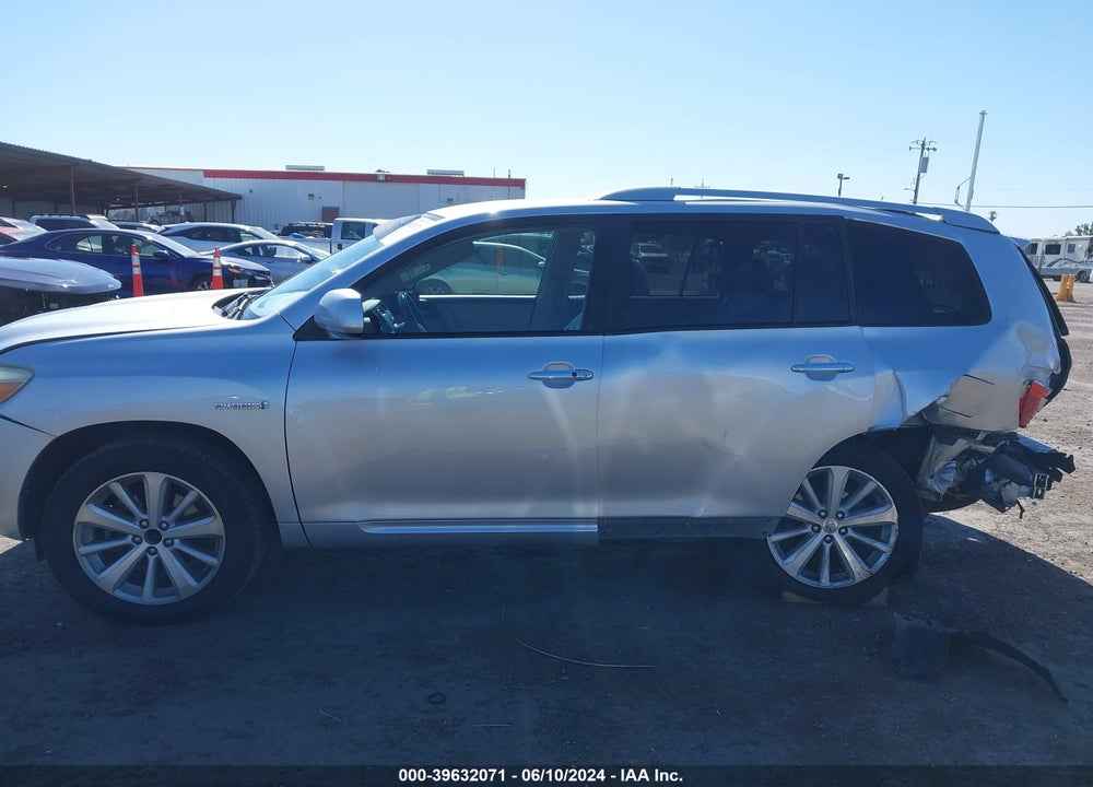 2008 TOYOTA HIGHLANDER HYBRID VIN: JTEEW41A182007568