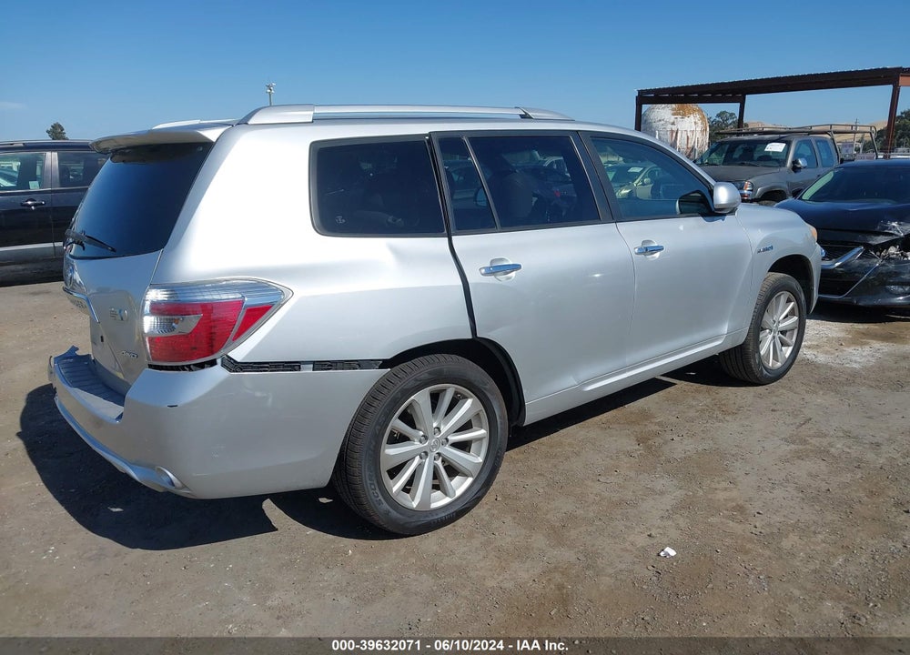 2008 TOYOTA HIGHLANDER HYBRID VIN: JTEEW41A182007568