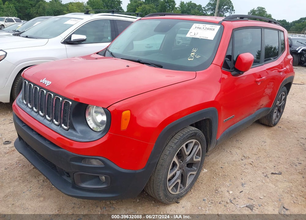 2016 JEEP RENEGADE LATITUDE VIN: ZACCJABTXGPD11463