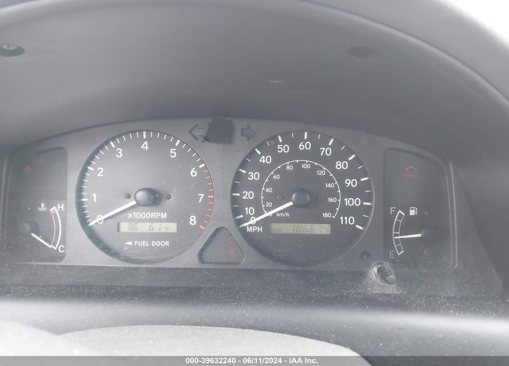 2001 TOYOTA COROLLA LE VIN: 1NXBR12E81Z538271