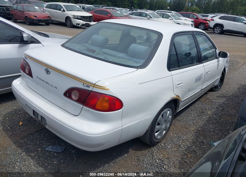 2001 TOYOTA COROLLA LE VIN: 1NXBR12E81Z538271