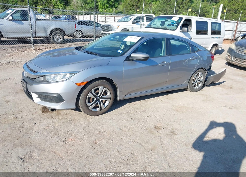 2018 HONDA CIVIC LX VIN: 2HGFC2F53JH572291