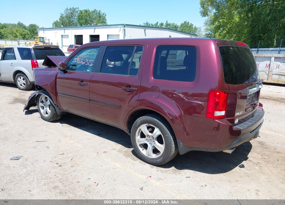 2013 HONDA PILOT VIN: 5FNYF4H54DB081441