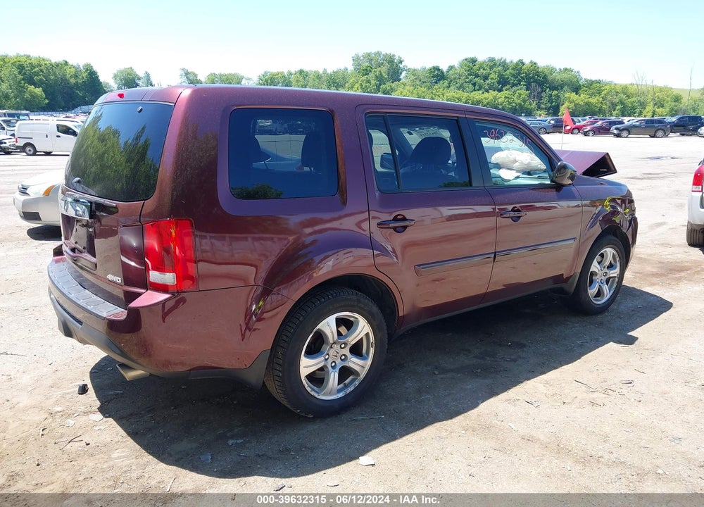 2013 HONDA PILOT VIN: 5FNYF4H54DB081441