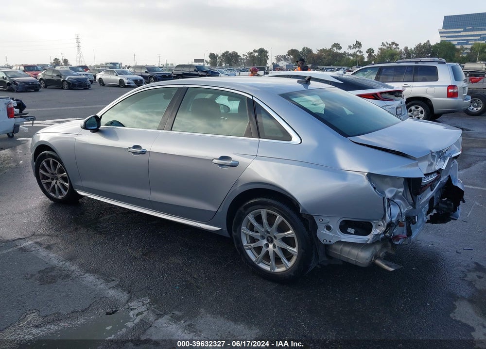 2023 AUDI A4 PREMIUM 40 TFSI QUATTRO S TRONIC VIN: WAUABAF45PA017246