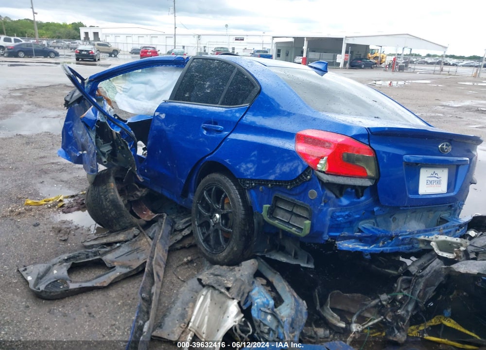 2015 SUBARU WRX LIMITED VIN: JF1VA1G68F9835275