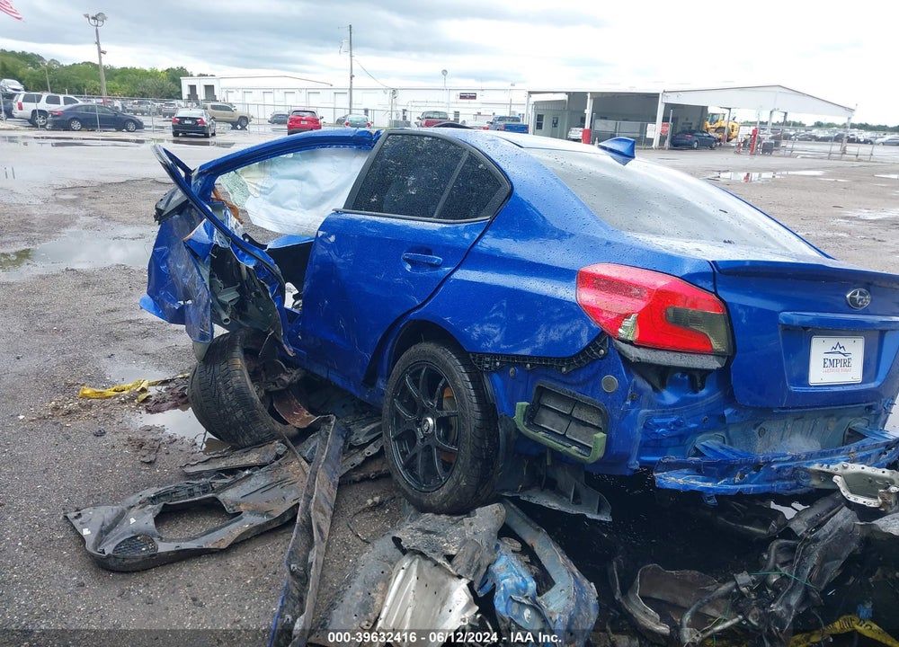 2015 SUBARU WRX LIMITED VIN: JF1VA1G68F9835275