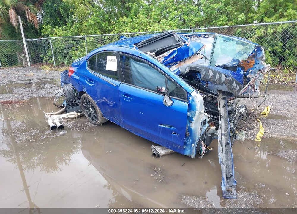 2015 SUBARU WRX LIMITED VIN: JF1VA1G68F9835275