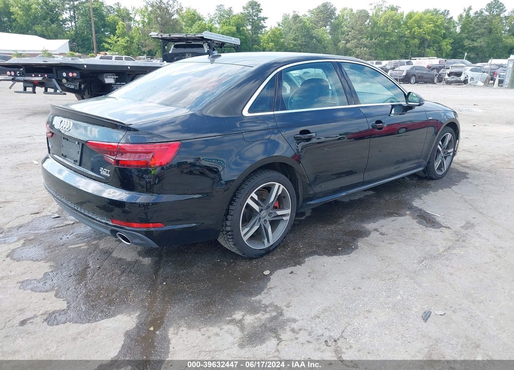 2017 AUDI A4 2.0T PREMIUM VIN: WAUENAF47HN024976