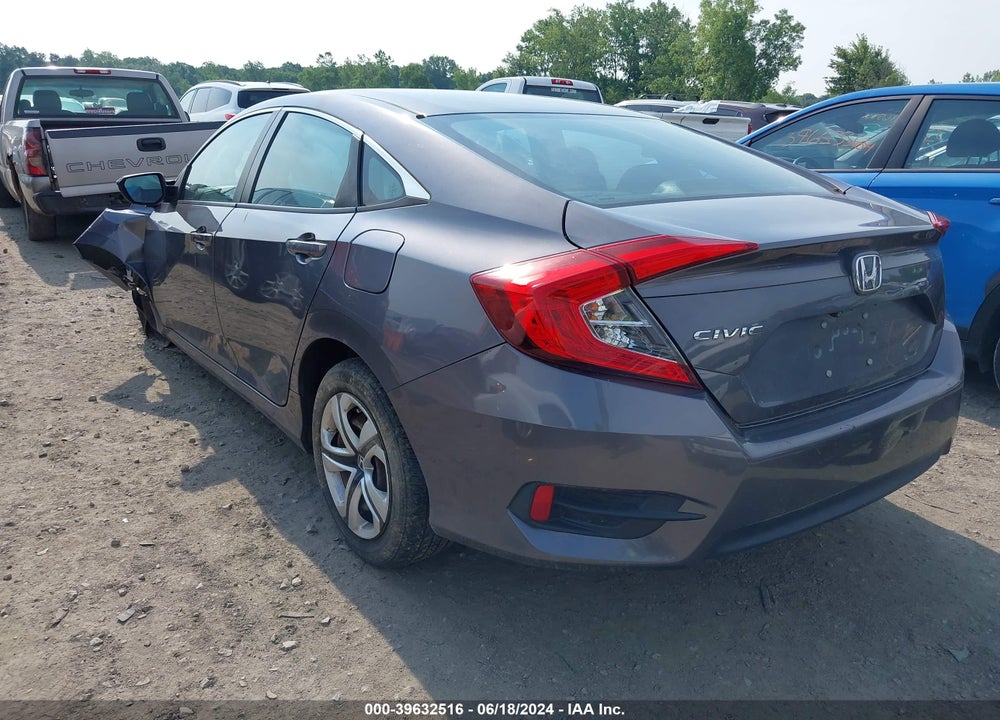 2018 HONDA CIVIC LX VIN: 19XFC2F59JE042398