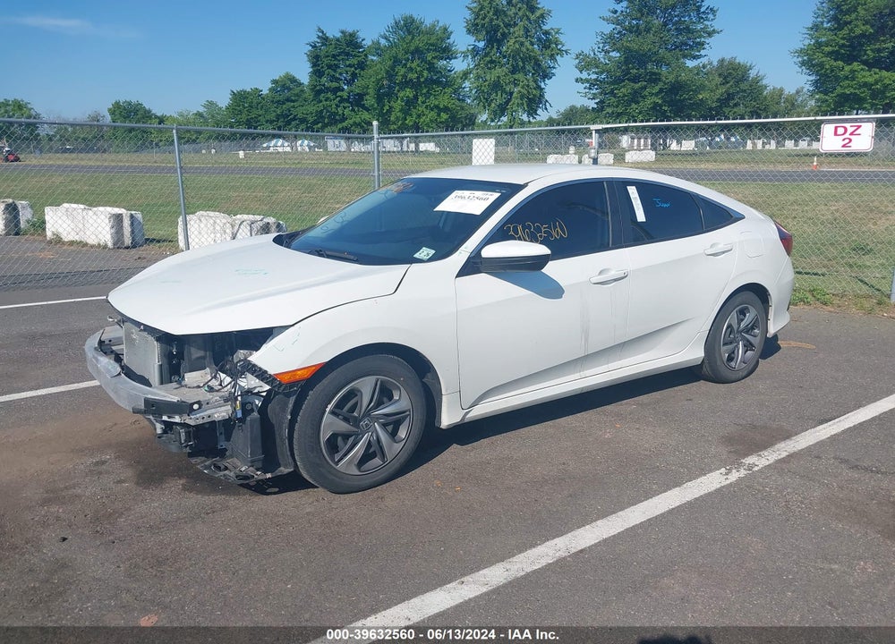 2021 HONDA CIVIC LX VIN: 2HGFC2F6XMH550057