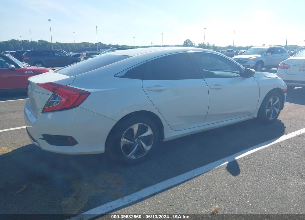 2021 HONDA CIVIC LX VIN: 2HGFC2F6XMH550057