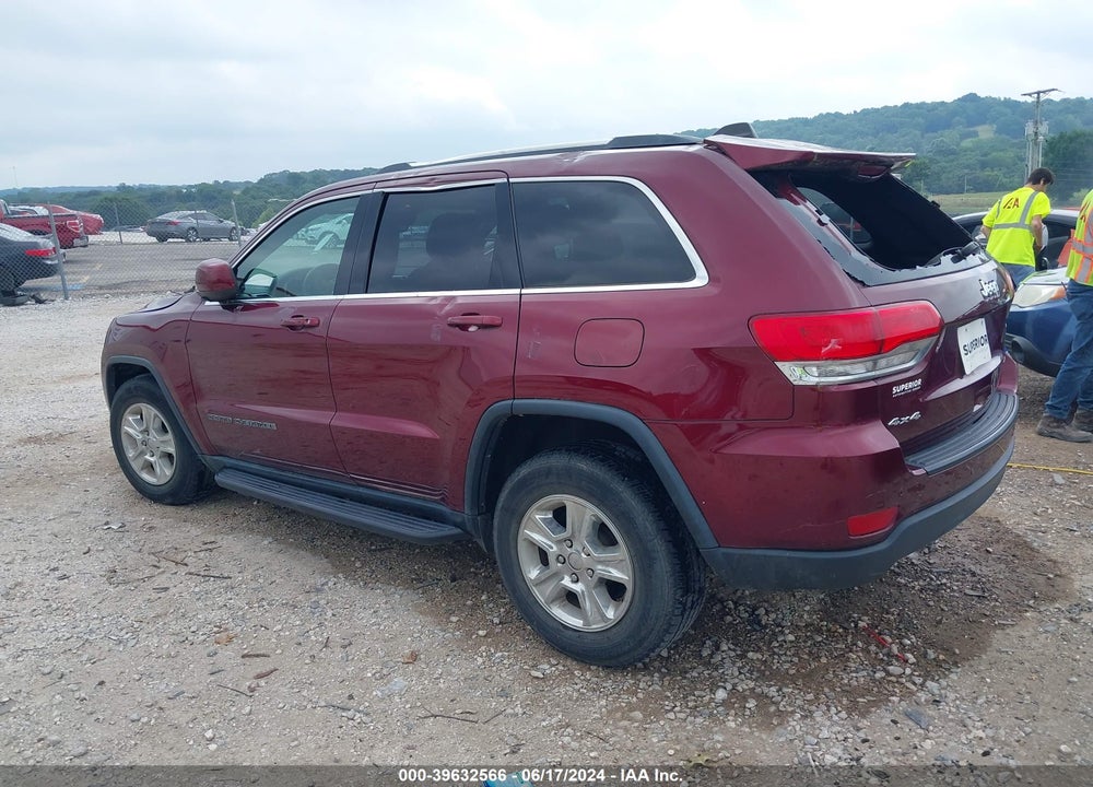 2017 JEEP GRAND CHEROKEE LAREDO 4X4 VIN: 1C4RJFAGXHC615555