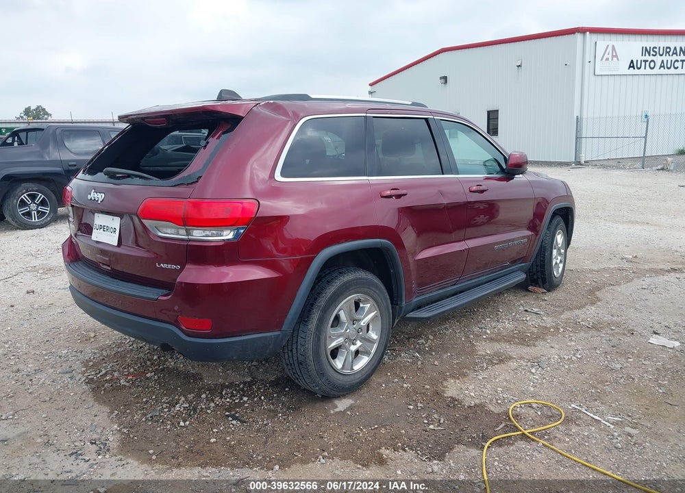 2017 JEEP GRAND CHEROKEE LAREDO 4X4 VIN: 1C4RJFAGXHC615555