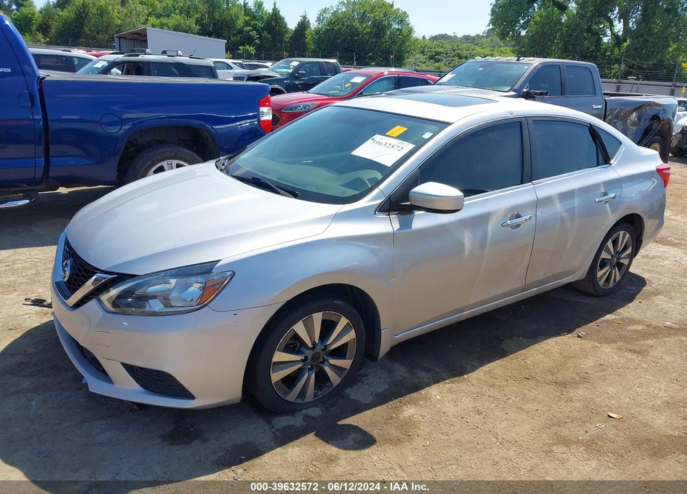 2019 NISSAN SENTRA SV VIN: 3N1AB7AP5KY297877
