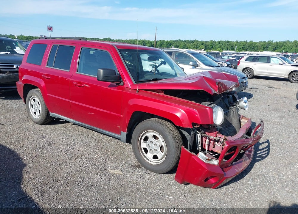 2010 JEEP PATRIOT SPORT VIN: 1J4NF2GB4AD510458