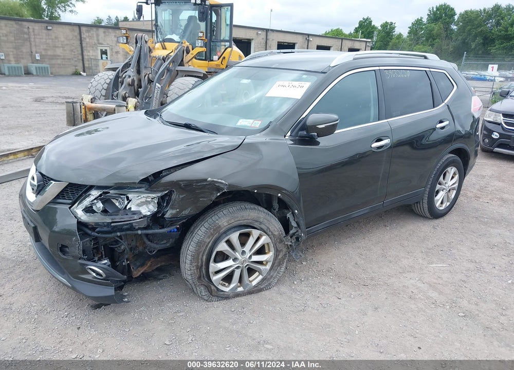 2014 NISSAN ROGUE SV VIN: 5N1AT2MVXEC842052