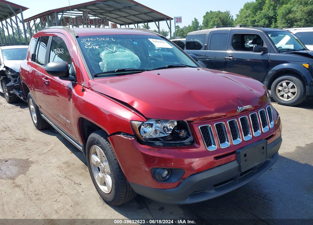 2014 JEEP COMPASS SPORT VIN: 1C4NJCBA5ED504067