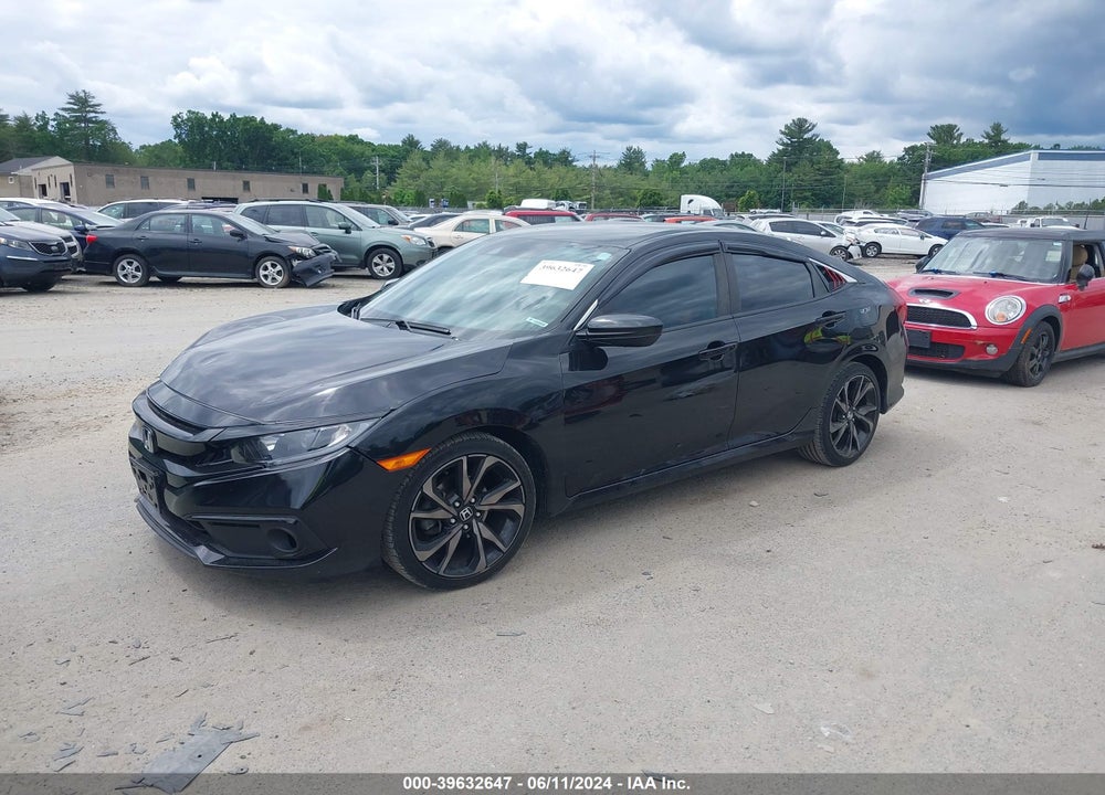 2019 HONDA CIVIC SPORT VIN: 2HGFC2F87KH580745